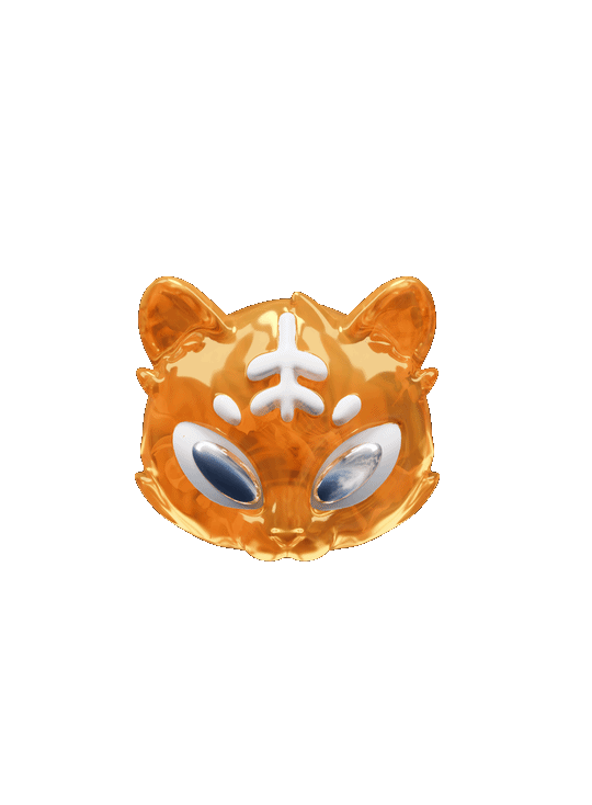 Collier BAOCAT Orange - 2 versions