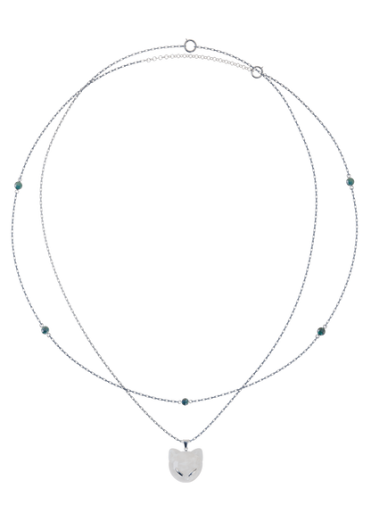 Collier double - CAT MOON