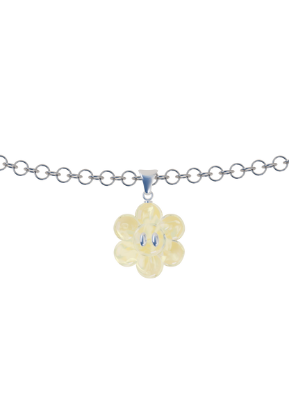 Pendentif & Chaîne argent 925 - FLOWER