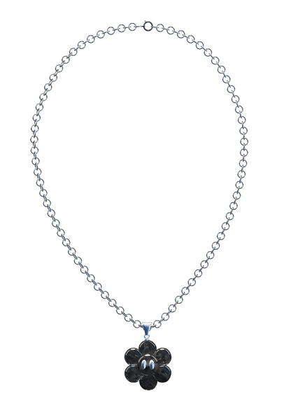 Pendentif & Chaîne argent 925 - FLOWER