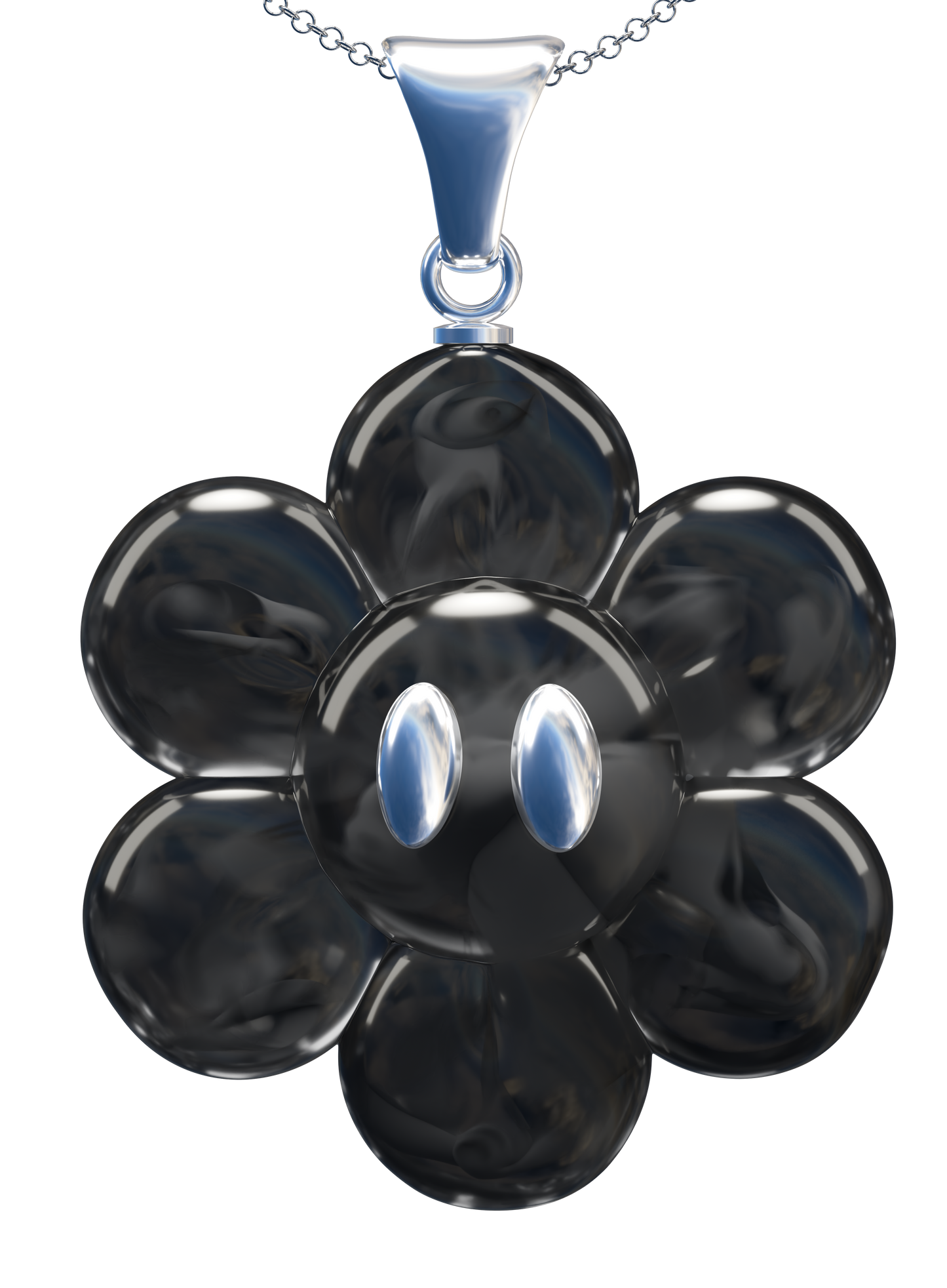 Pendentif & Chaîne argent 925 - FLOWER