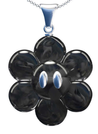 Pendentif & Chaîne argent 925 - FLOWER