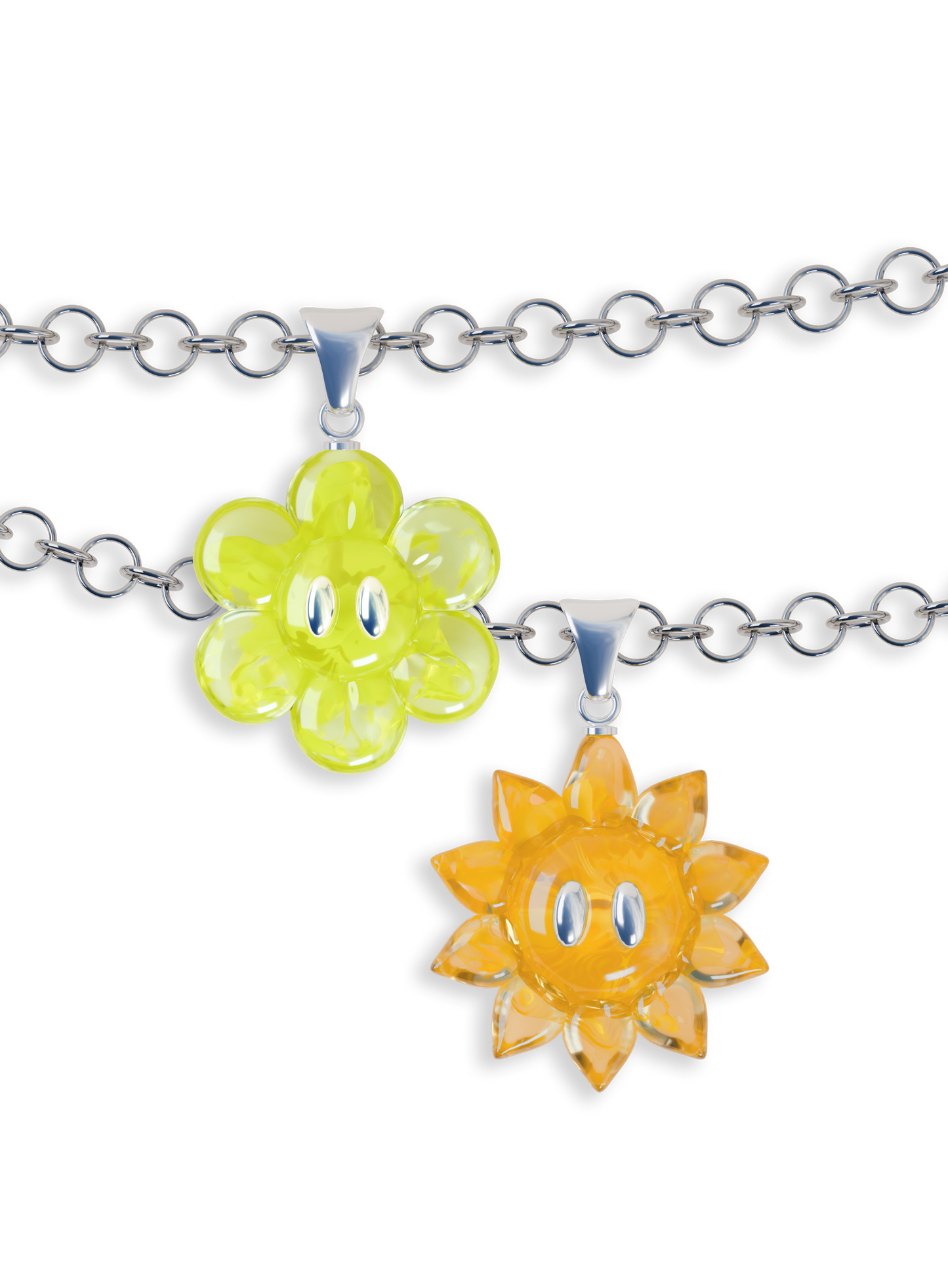Pack FLOWER - collier Sunflower + Flower