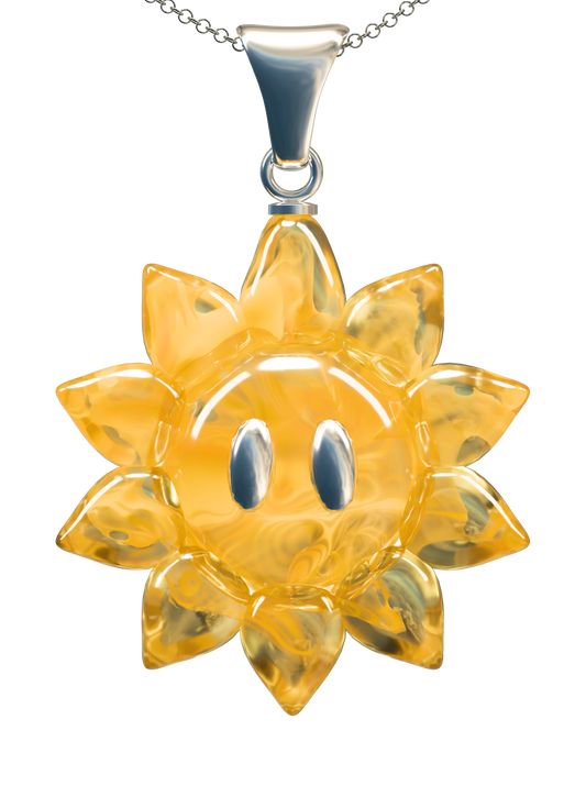Collier Pendentif Sunflower