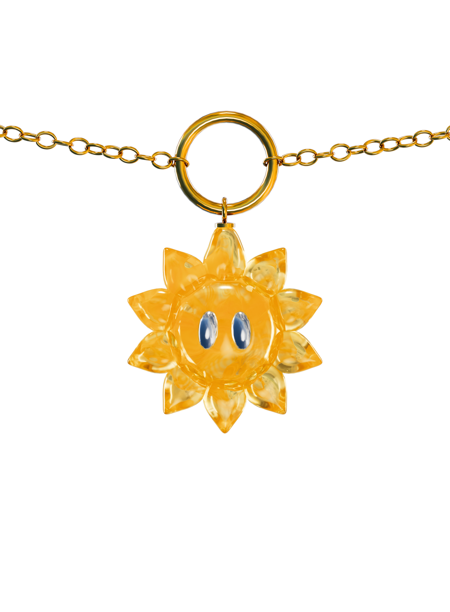 Collier Sunflower Circle - 2 versions