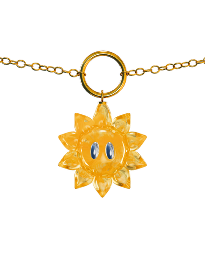 Collier Sunflower Circle - 2 versions