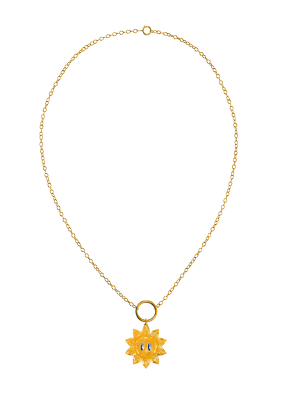 Collier Sunflower Circle - 2 versions