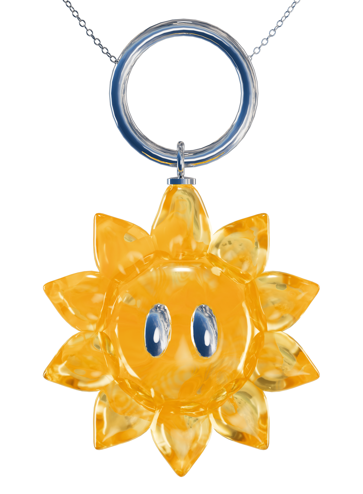 Collier Sunflower Circle - 2 versions