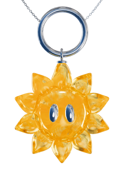 Collier Sunflower Circle - 2 versions