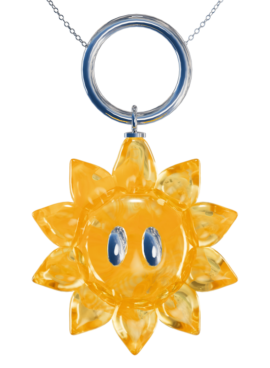 Collier Sunflower Circle - 2 versions