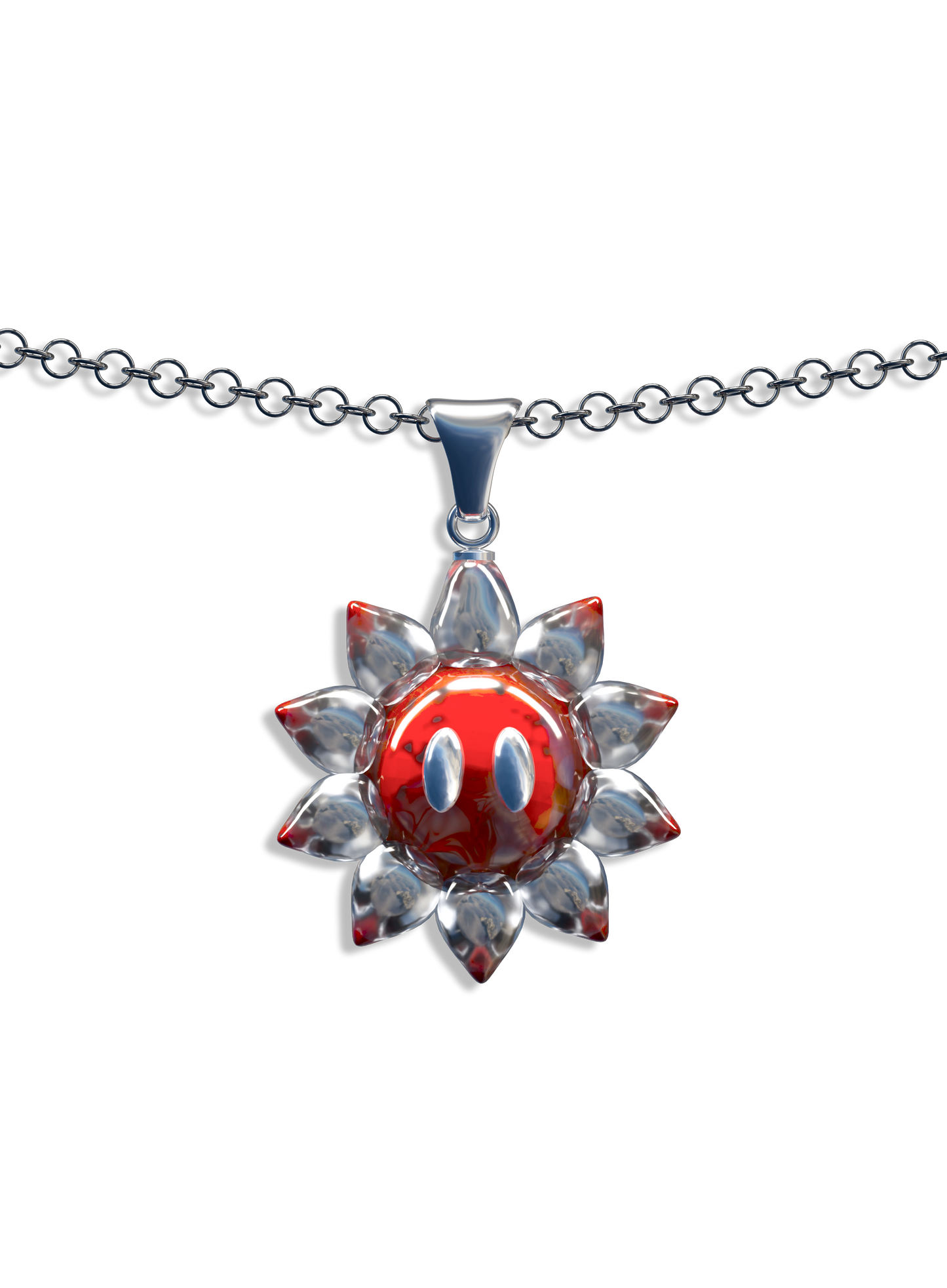 Collier Pendentif Sunflower - CRYSTAL