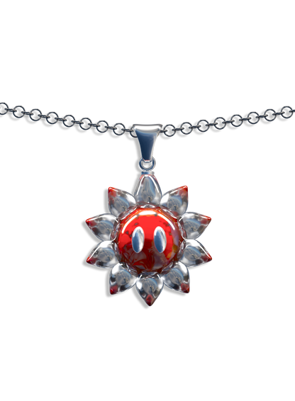 Collier Pendentif Sunflower - CRYSTAL